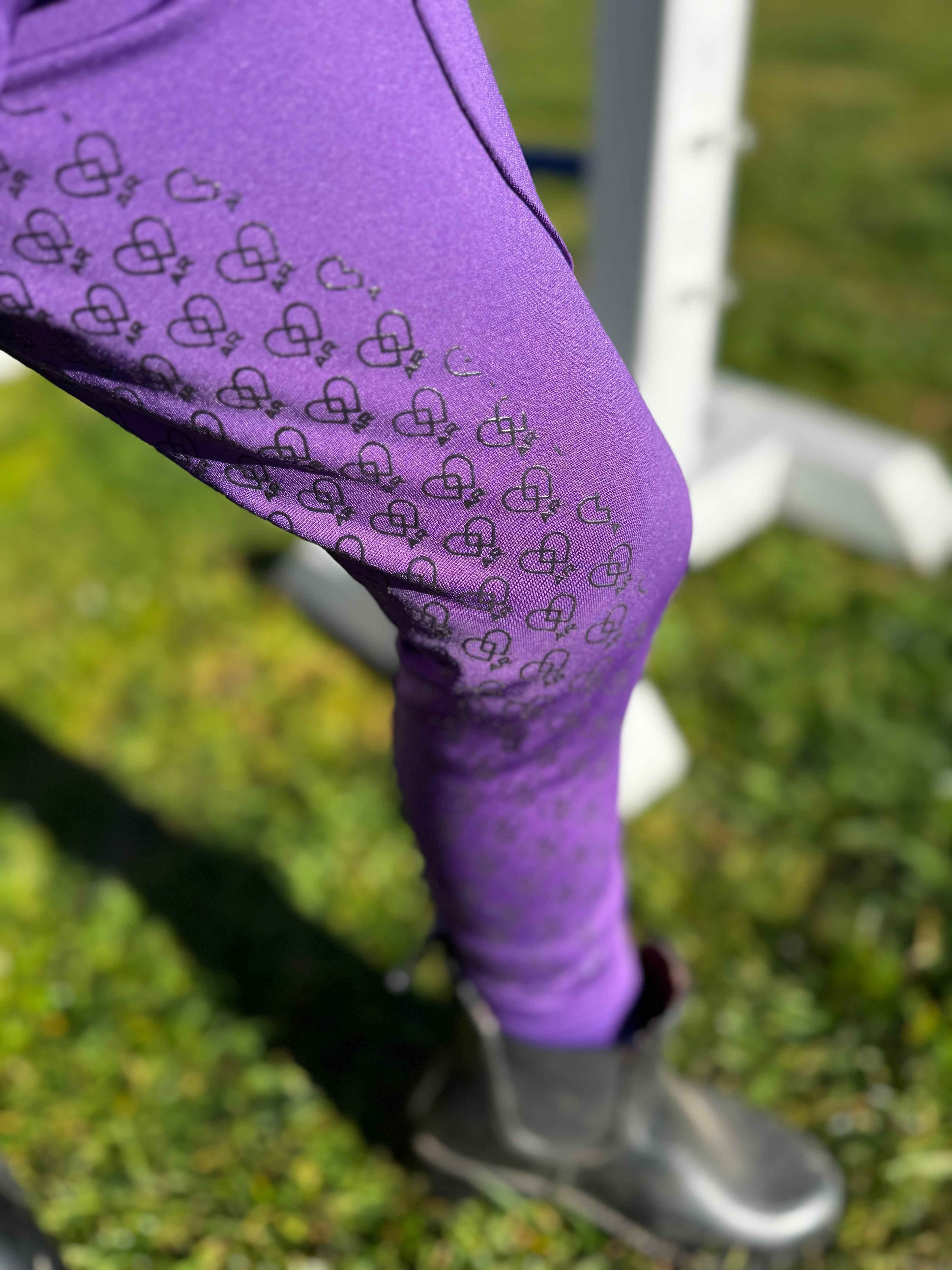 Kinderreithose „Aspaso Einhornzauber“ – Lila - Cheval Cheval Reitsport