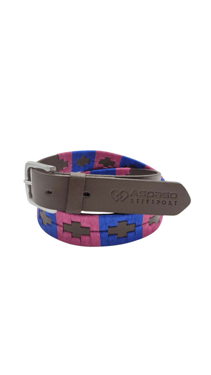 Pologürtel Aspaso "pink/blau" - Cheval Cheval Reitsport